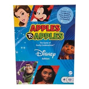 Disney Apples to Apples Card Family Game 2020 Mattel **COMPLETE**
